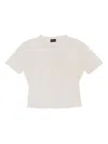 Callipygian Lace-trim T-shirt