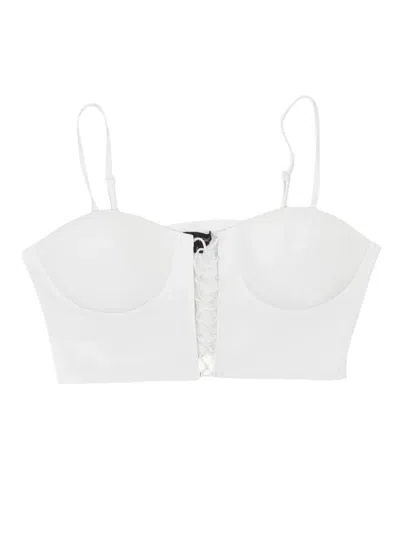 CALLIPYGIAN LACE-UP BUSTIER TOP