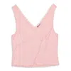 Callipygian V-neck Tank Top In Pink