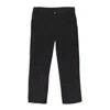 Callipygian Satin Black Women's Straight Pants In Black