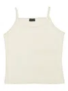 Callipygian Sleeveless Top In White