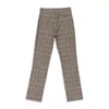 Callipygian Stretch Brown Narrow Pant In Brown