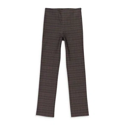Callipygian Stretch Gray Red Black Beige Narrow Pant In Multi