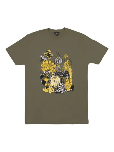 Callipygian Tini Caterpillar T-shirt In Green