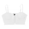 Callipygian Top White Bra In White