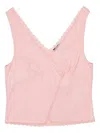 Callipygian V-neck Tank Top In Pink