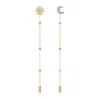 Callista By Vinita Women's Gold Long Chain Earrings