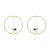 Callista By Vinita Women's Gold Pearl Drop Earrings