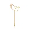 Callista By Vinita Women's Gold Seamaid Lapel Pin