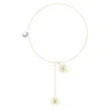 Callista By Vinita Women's Gold Sitara Charm Necklace