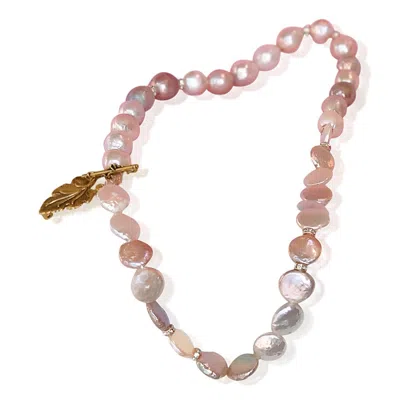 Callista By Vinita Women's Neutrals Edison & Coin Pearls Necklace