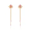 Callista By Vinita Women's Rose Gold Artless Earrings