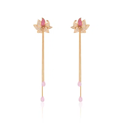 Callista By Vinita Women's Rose Gold Artless Earrings