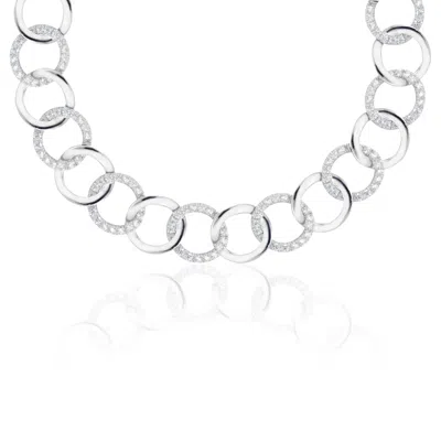 Callista By Vinita Women's Silver Rings Choker