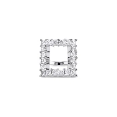 Callista By Vinita Women's Silver See Through Ring