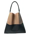 Callista Duo Slim Leather Tote In Multi