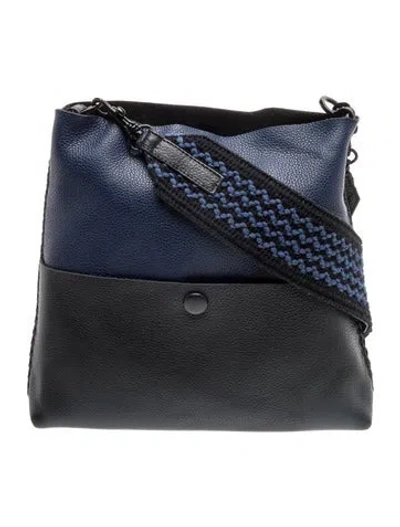 Pre-owned Callista Leather Crossbody Bag In Blue