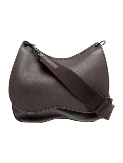 Pre-owned Callista Leather Crossbody Bag In Brown