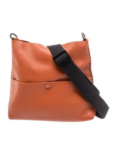 Pre-owned Callista Leather Shoulder Bag W/ Tags In Brown