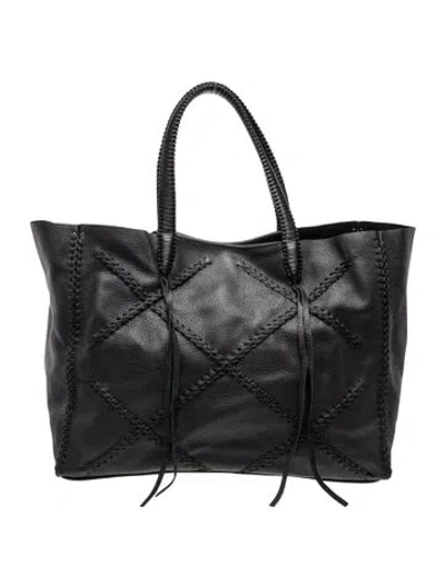 Pre-owned Callista Leather Tote In Black