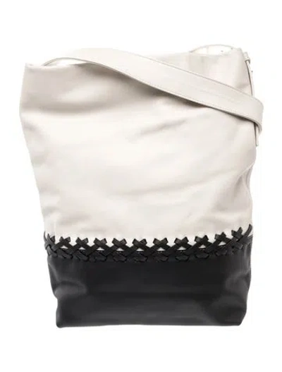 Pre-owned Callista Leather Tote In Neutrals