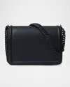 Callista Maxi Box Flap Leather Shoulder Bag
