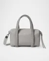 Callista Medium Bowling Leather Top-handle Bag In Oat
