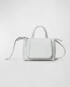 Callista Mini Flap Leather Top-handle Bag In Jasmin
