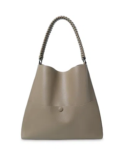 CALLISTA SLIM M GRAINED LEATHER TOTE
