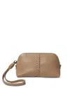 Callista Wristlet Pouch In Brown