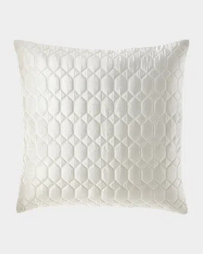 Callisto Home Honeycomb European Sham In Creme