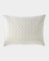 Callisto Home Honeycomb Standard Sham In Cream