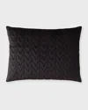 Callisto Home Monte Standard Sham In Black