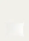 Callisto Home Pickstitch Velvet Decorative Pillow In Creme