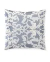 Callisto Home Serano Embroidered Pillow 22" In Blue