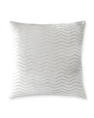 Callisto Home Serano Velvet Wave Pillow 22" In Brown