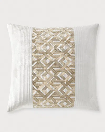 Callisto Home Tornito Channel-quilted Euro Sham In Multi