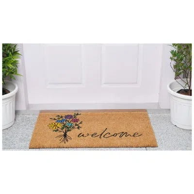 Calloway Mills 29 In. X 17 In. Non-slip Door Mat In Tan