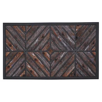 Calloway Mills 30 In. X 18 In. Non-slip Indoor Outdoor Door Mat In Gray