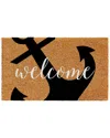 Calloway Mills Anchor Welcome Outdoor Rectangular Doormat In Multi
