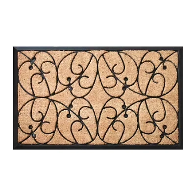 Calloway Mills Applegate Outdoor Rectangular Doormat In Gold