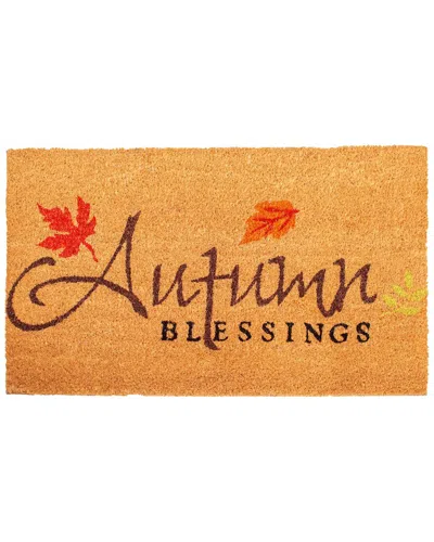 Calloway Mills Autumn Blessings Doormat In Brown