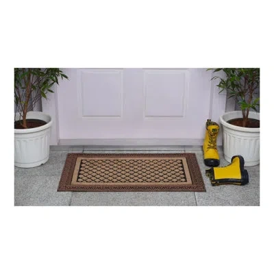 Calloway Mills Bali Princess Non-slip Indoor Outdoor Door Mat In Bronze