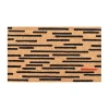 Calloway Mills Black And Red Outdoor Rectangular Doormat In Multi