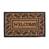 Calloway Mills Border Welcome Outdoor Rectangular Doormat In Multi