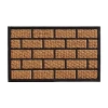 Calloway Mills Brickmann Outdoor Rectangular Doormat In Brown