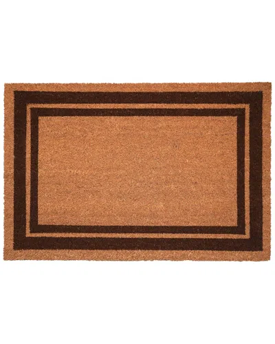 Calloway Mills Brown Border Doormat