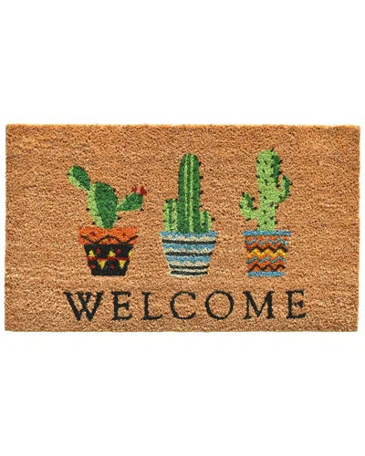 Calloway Mills Cactus Welcome Doormat In Multi