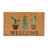 Calloway Mills Cactus Welcome Outdoor Rectangular Doormat In Multi