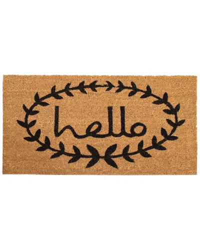 Calloway Mills Calico Hello Doormat In Brown